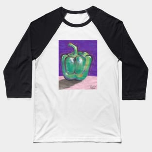 Painting of chile morrón Colorful drawing Baseball T-Shirt